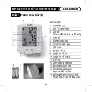 may do huyet ap co tay laica bm1006 4