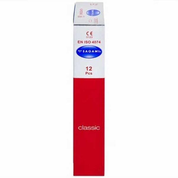 bao cao su sagami classic sieu mong nhieu gel boi tron mau da khong mui 12 cai 2